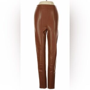Zara Brown Leather Pants
